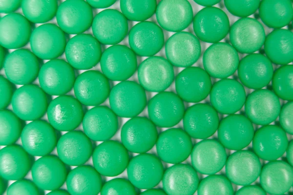 Heap of green pills — Stock Photo, Image