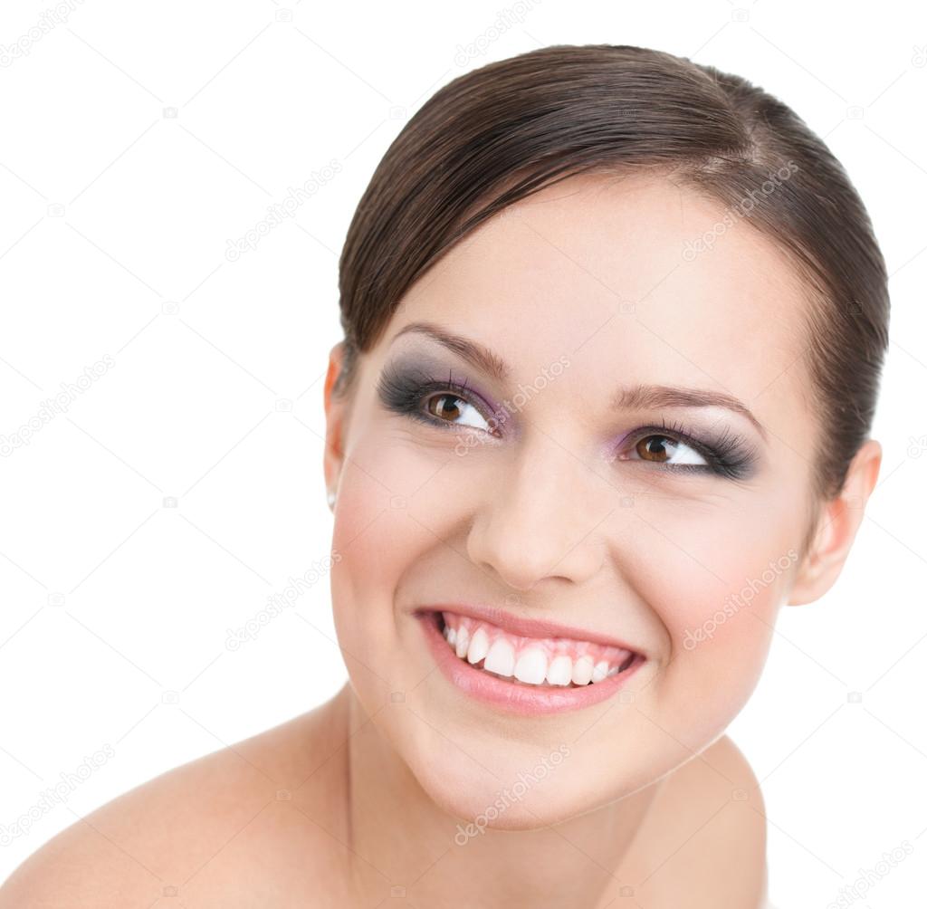 Beautiful woman with makeup