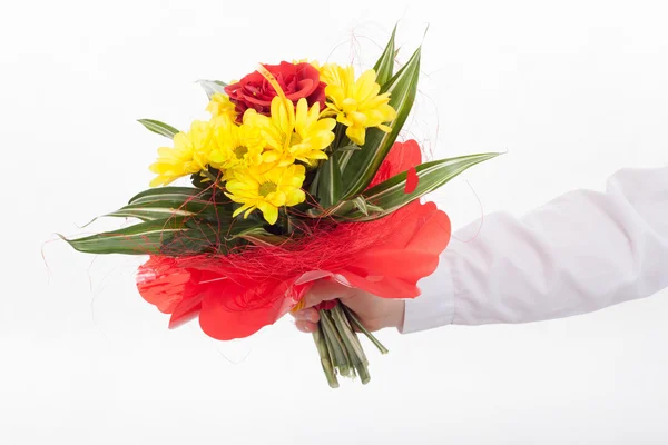 Bouquet of fresh flower Stock Image
