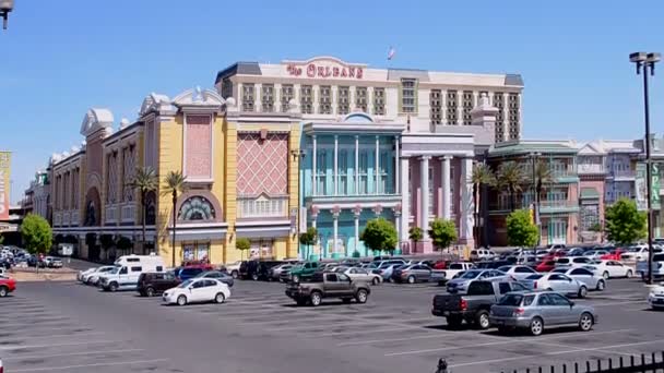 Orleans Hotel and casino Las Vegas, ABD. — Stok video