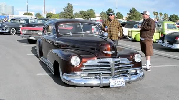 Viva Las Vegas Car Show 2016 em Las Vegas, EUA . — Vídeo de Stock