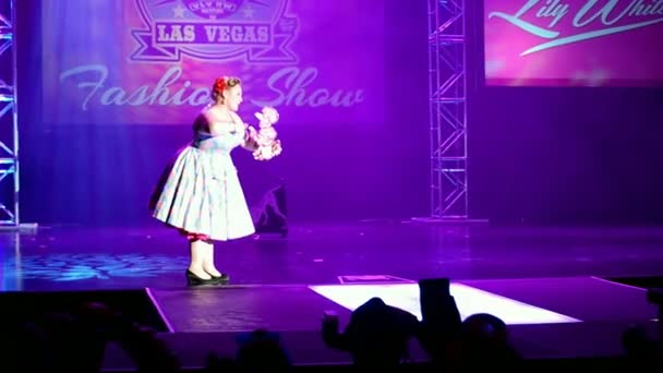 Viva Las Vegas moda 2016 Show w Las Vegas, Stany Zjednoczone Ameryki. — Wideo stockowe