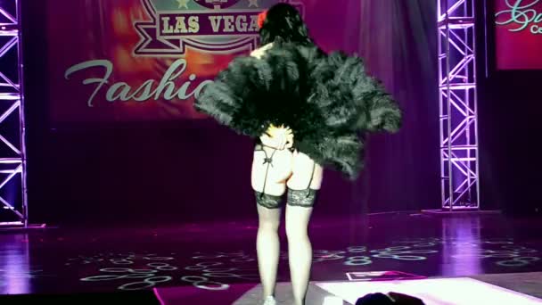 Viva Las Vegas Fashion Show 2016 em Las Vegas, EUA . — Vídeo de Stock