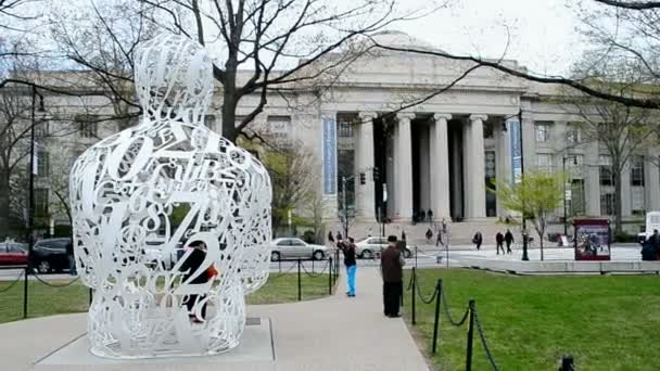 Massachusetts Institute of Technology (MIT) kampüs, Cambridge, Boston, ABD. — Stok video