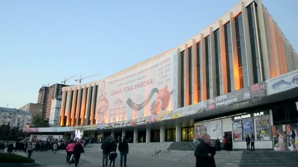 Uluslararası Yahudi müzik ve dans festivali Kiev, Ukrayna. — Stok video