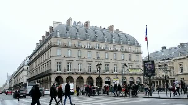 Paris paisagem urbana , — Vídeo de Stock