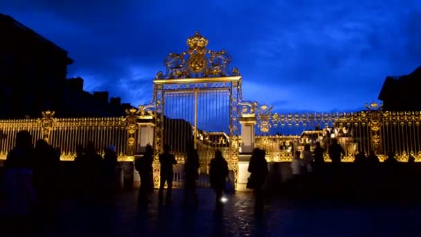 凡尔赛宫 (凡尔赛) 在巴黎，法国. — 图库视频影像