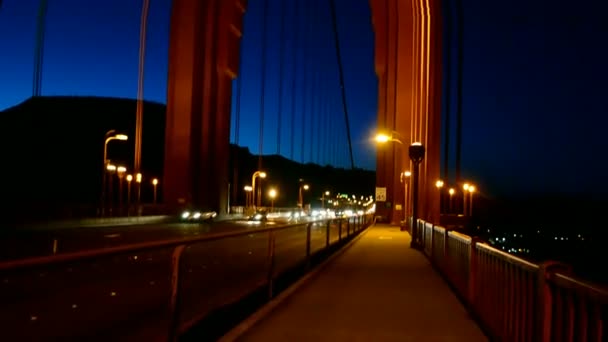 Мост Золотые Ворота, Франциско, США . — стоковое видео