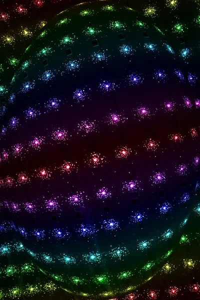 Lámparas de arco iris abstractas iluminación, industria discoteca  . — Foto de Stock