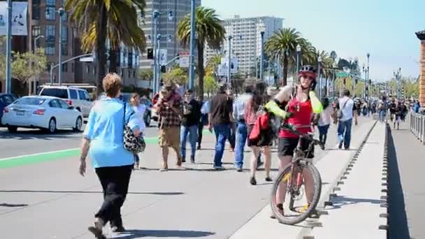 San Francisco cityscape, yaklaşık 2015. — Stok video