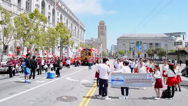 Northern California Cherry Blossom Festival 2015 a San Francisco, Stati Uniti d'America . — Video Stock