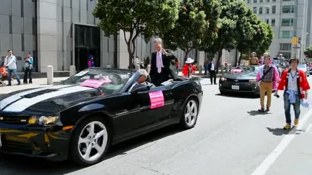 Noord-Californië Cherry Blossom Festival Grand Parade 2015 in San Francisco, Verenigde Staten. — Stockvideo