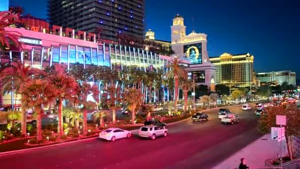 Metropolitní Hotel o Las Vegas Strip v Las Vegas, USA. — Stock video