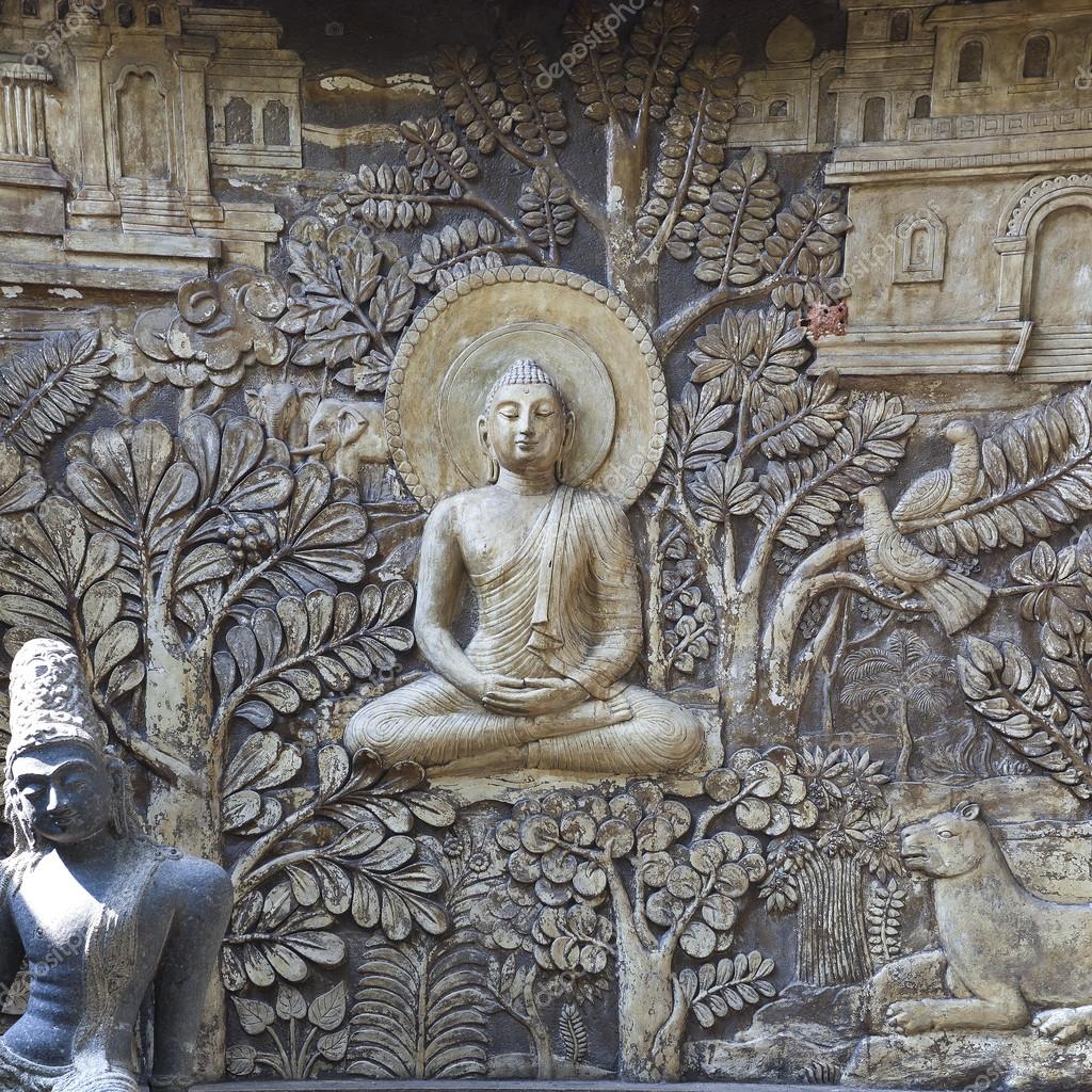 buddha relief