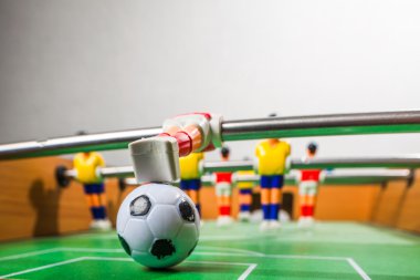 Foosball Tablo futbol. futbol oyuncuları