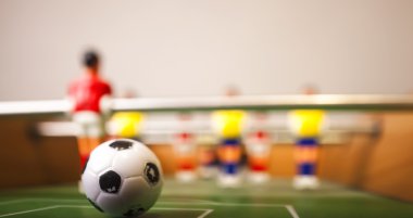 Foosball Tablo futbol. futbol oyuncuları