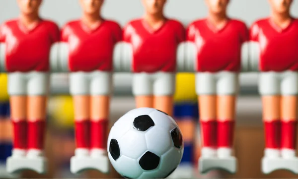 Matraquilhos jogadores de futebol de mesa — Fotografia de Stock