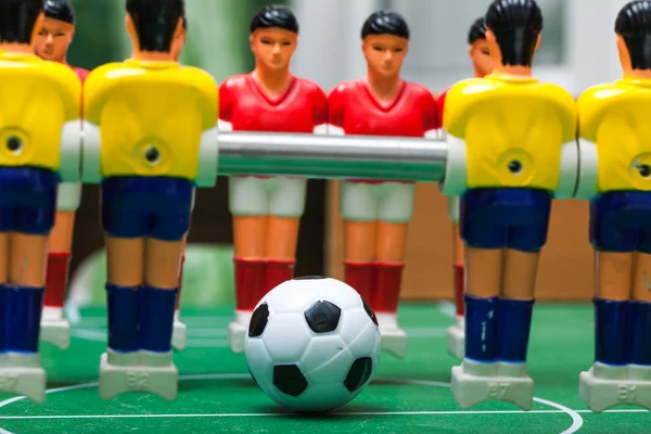 Foosball table soccer football players — Stock Photo, Image