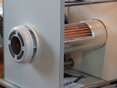 belarus,minsk,2021. ev havalandırma sistemi borusu