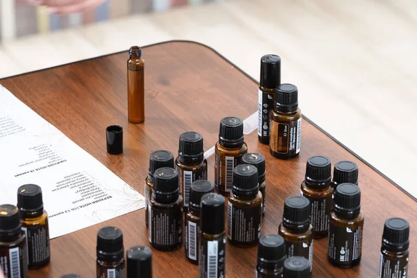 temel doğal yağ doterra şişesi. Beyaz Rusya, Minsk, 2021