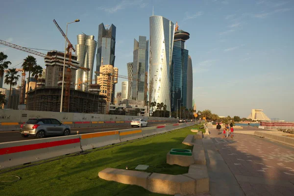 Qatar Doha 2020 Construcción Ciudad — Foto de Stock