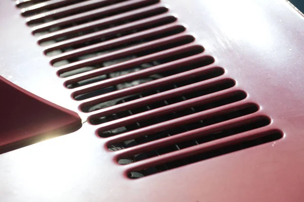 Решетка Воздухозаборника Корпусе Ретро Машины — стоковое фото