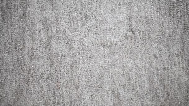 Textuur van linnen stof — Stockvideo