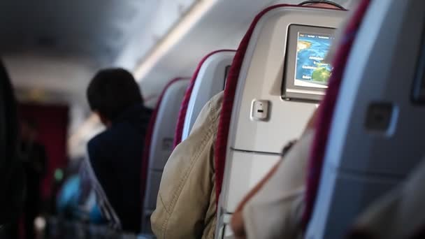 Vliegtuigen van Qatar Airways — Stockvideo