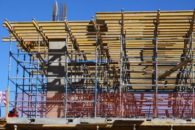 beton bina inşaat altında