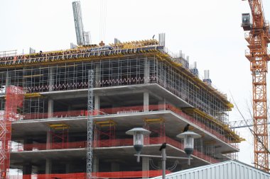 beton bina inşaat altında