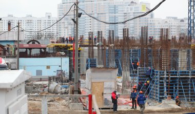 beton bina inşaat altında