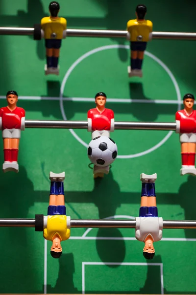 Jogadores de futebol de brinquedo — Fotografia de Stock