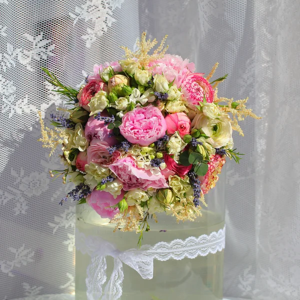 Svatební kytice svatební — Stock fotografie