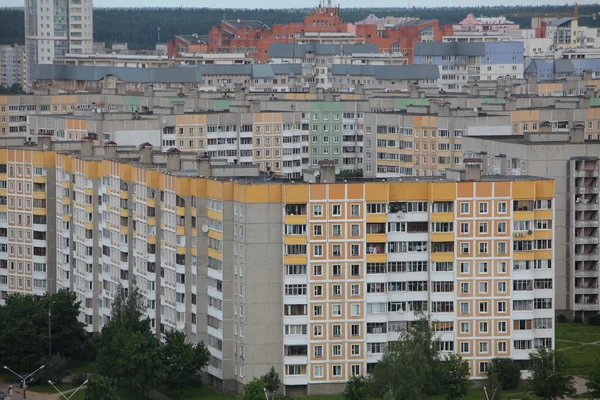 Telhados de edifícios de apartamentos — Fotografia de Stock