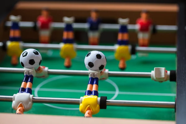 Jogadores de futebol de brinquedo — Fotografia de Stock