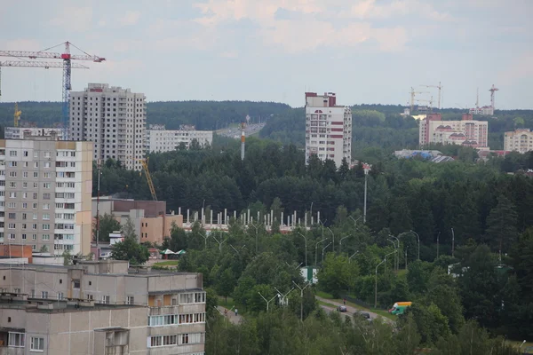 Construção da cidade em Minsk — Fotografia de Stock