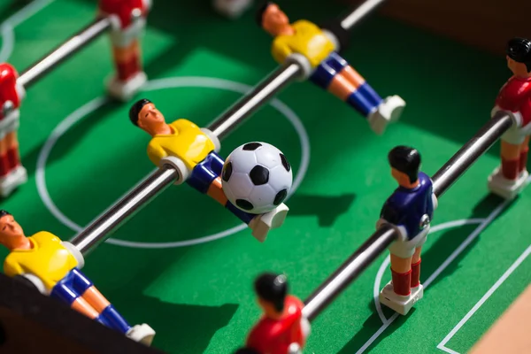 Jogadores de futebol de brinquedo — Fotografia de Stock