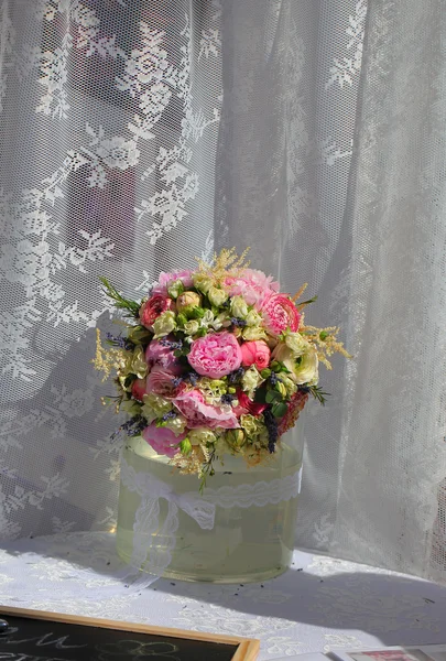 Svatební kytice svatební — Stock fotografie