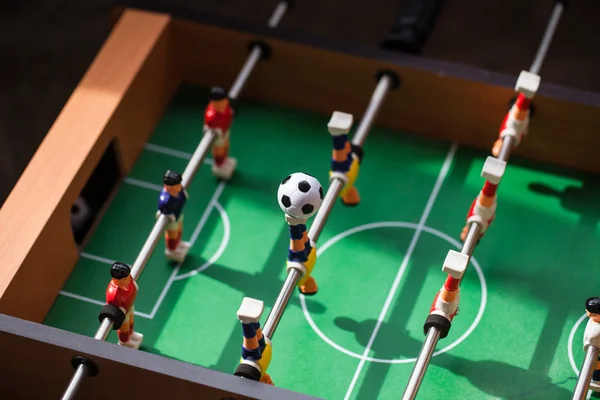 Jogadores de futebol de brinquedo — Fotografia de Stock