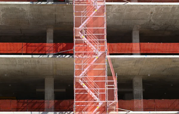 Betongebäude im Bau — Stockfoto