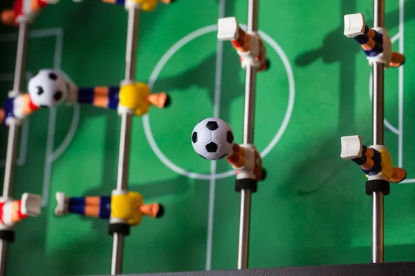 Leksak fotbollsspelare — Stockfoto