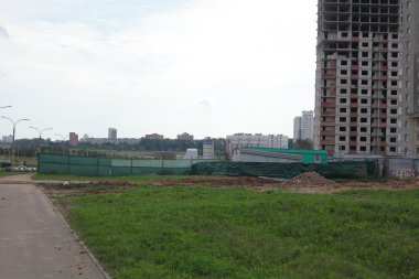 Apartman bina inşaat alanı