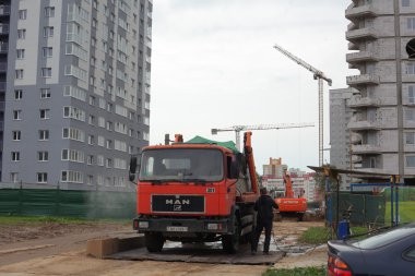 Apartman bina inşaat alanı