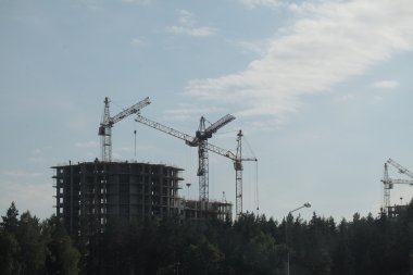 Beton apartman inşaatı