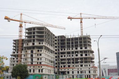 Apartman bina inşaat alanı