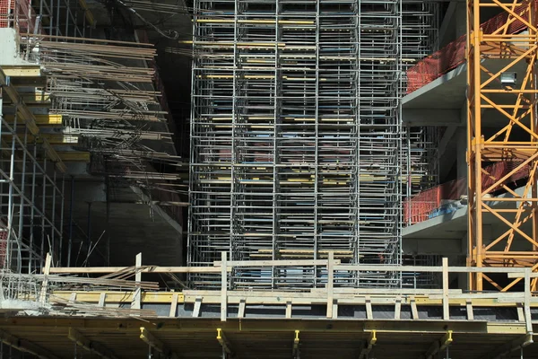 Local de construção do edifício — Fotografia de Stock