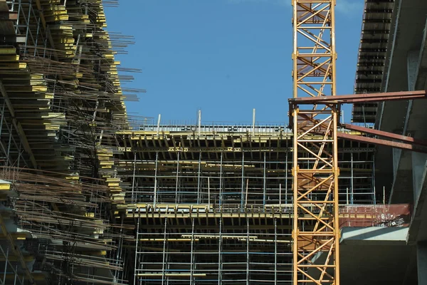 Lugar de construcción del edificio —  Fotos de Stock