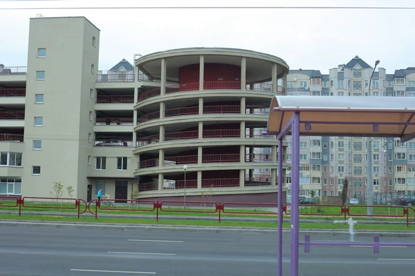 Multilevel parking for cars — Stock Photo, Image