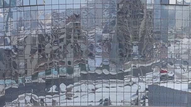 Ventanas espejadas Minsk Arena — Vídeo de stock