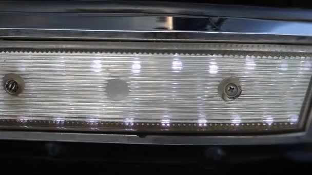 Volga car light — Stock Video